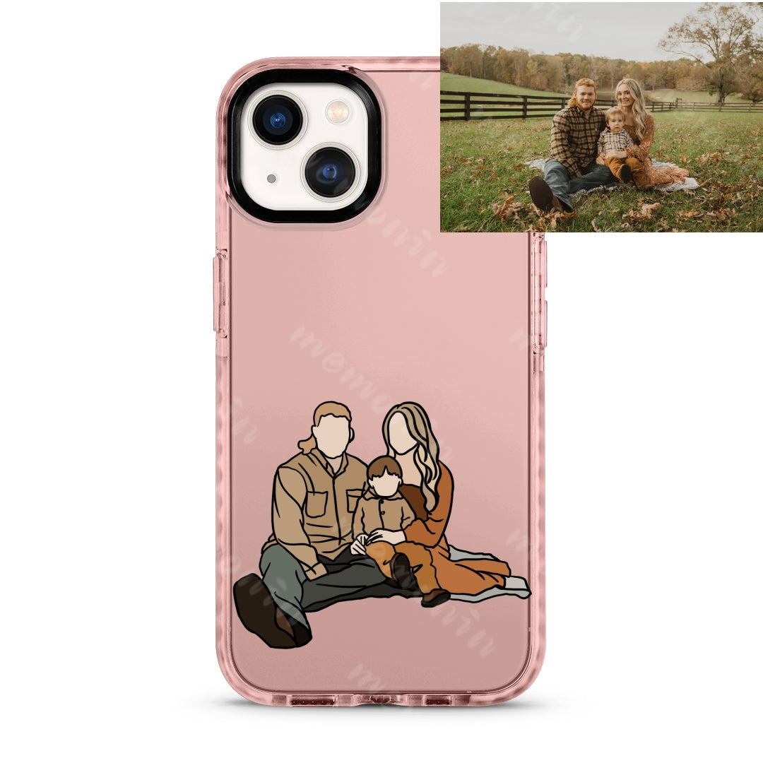 Custom Portrait Phone Case (Fluorescent case)