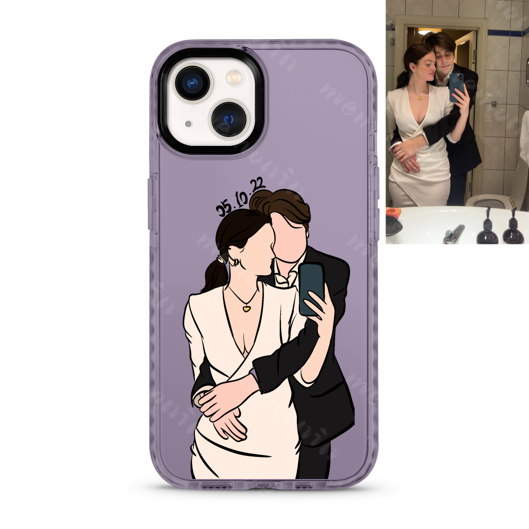 Custom Portrait Phone Case (Fluorescent case)