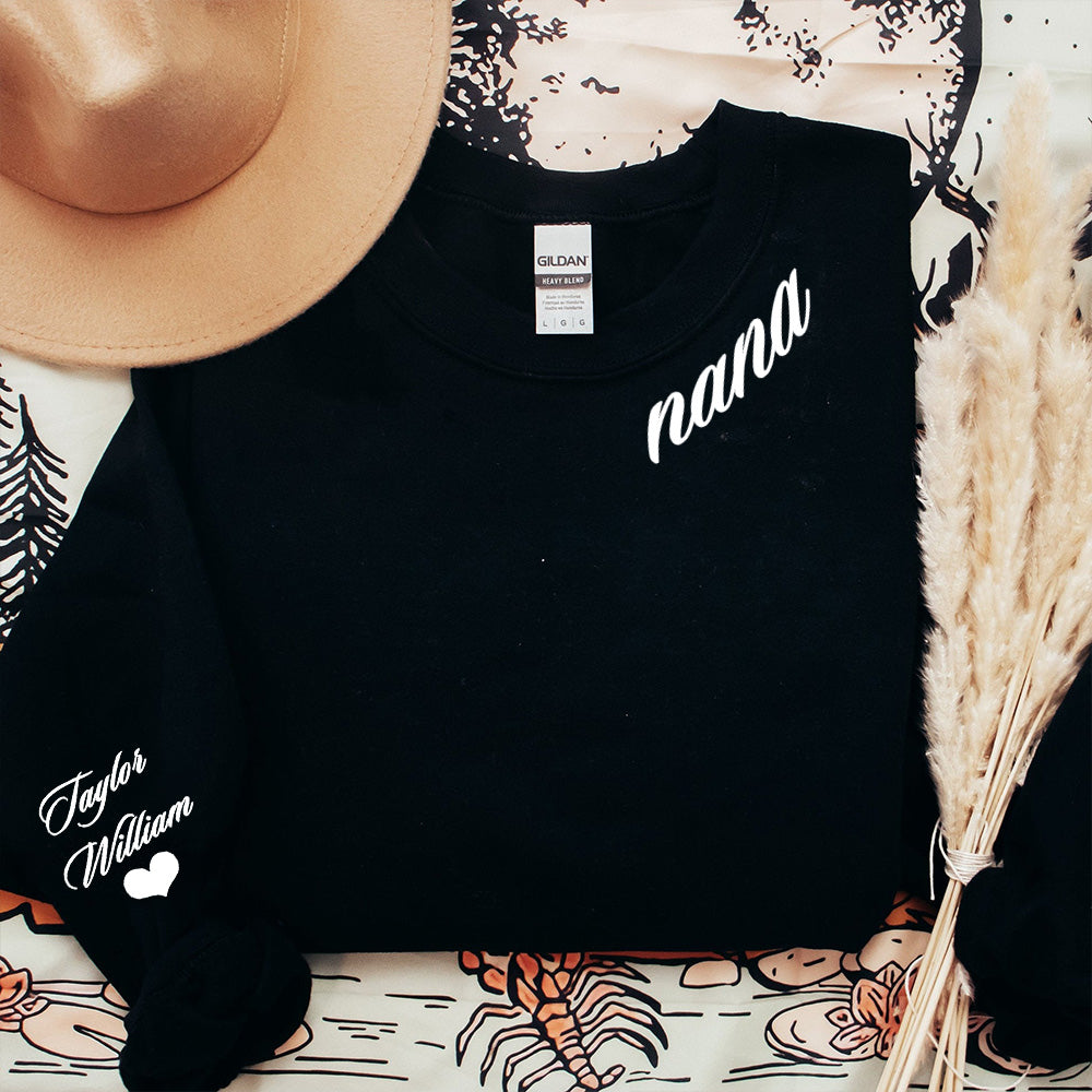 Custom Mama Sweatshirt with Children Name