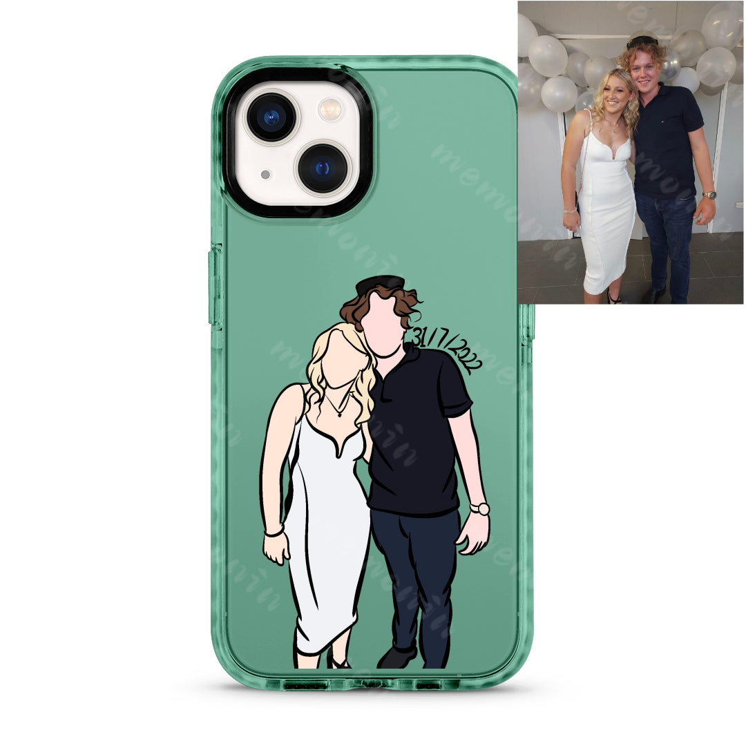 Custom Portrait Phone Case (Fluorescent case)