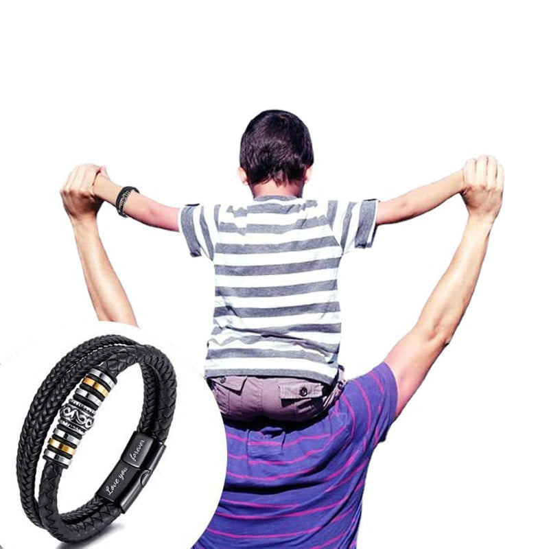 Custom Leather Braided Bracelet-The Best Gift for Men