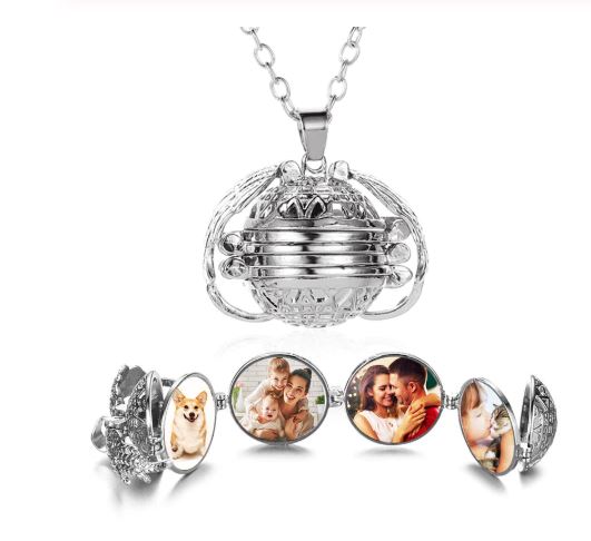 Custom Photo Locket Necklace