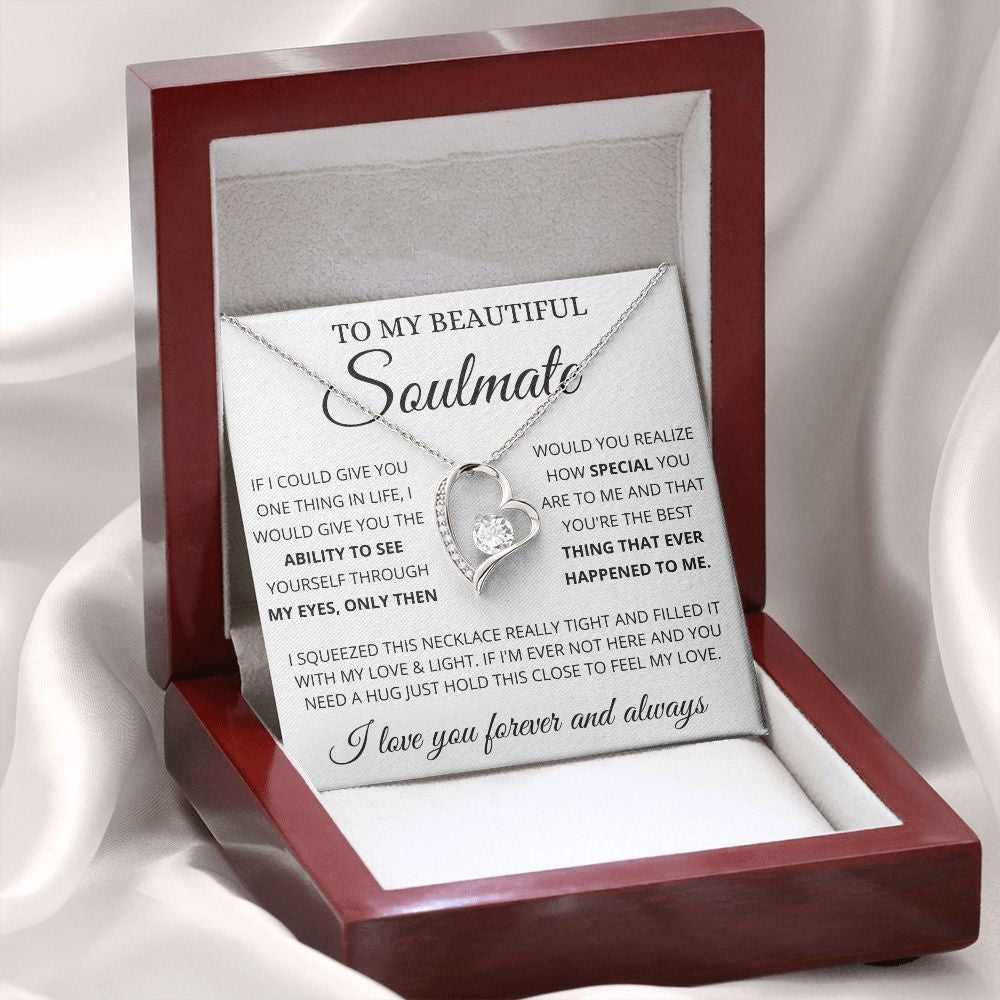 To My Soulmate | Forever Love Necklace