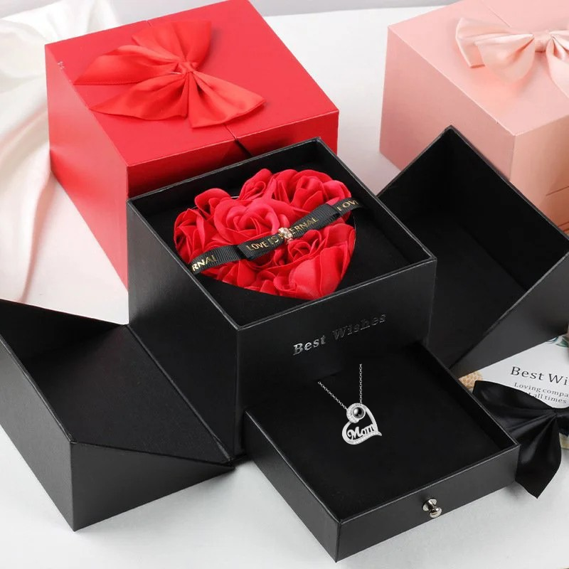 Personalized MOM Photo Projection Necklace
