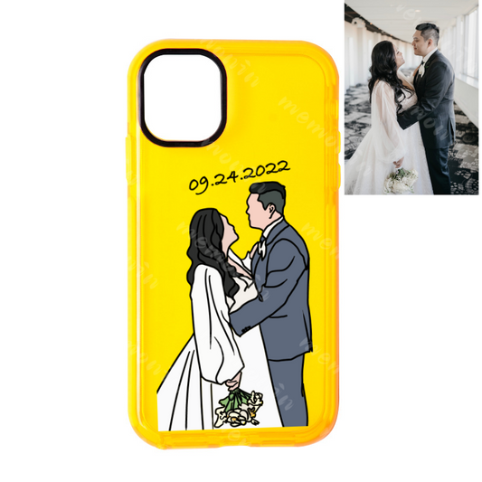 Custom Portrait Phone Case (Fluorescent case)