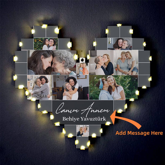 ✨Personalized Heart Photo Collage Lamp