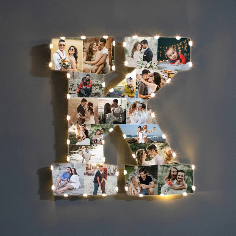 ✨Personalized Letter Photo Collage Lamp