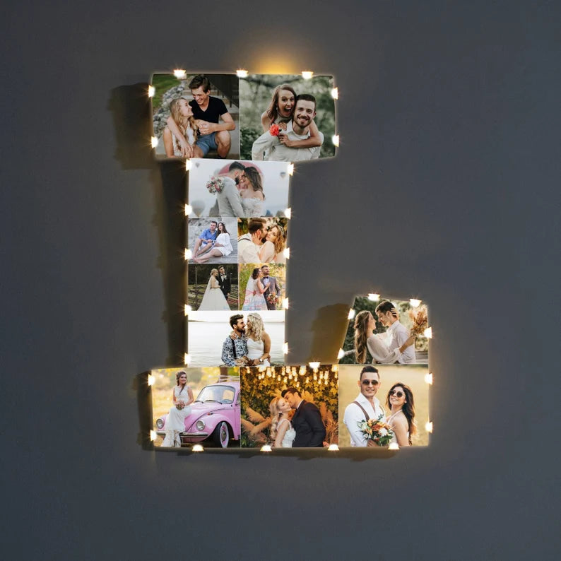 ✨Personalized Letter Photo Collage Lamp