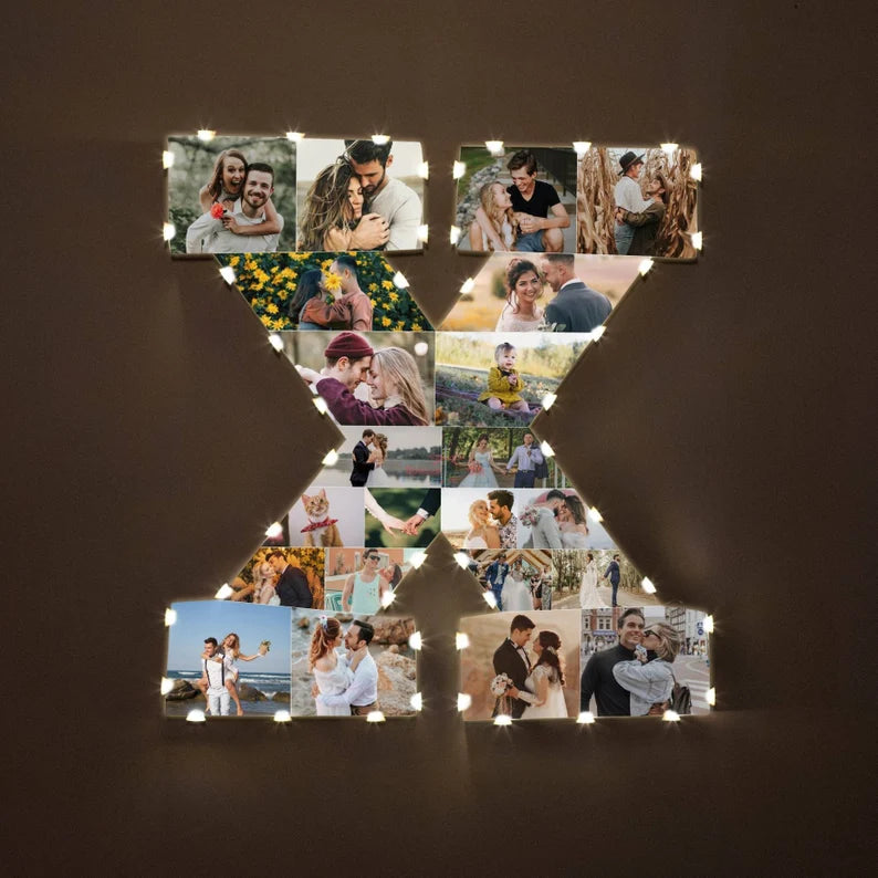 ✨Personalized Letter Photo Collage Lamp