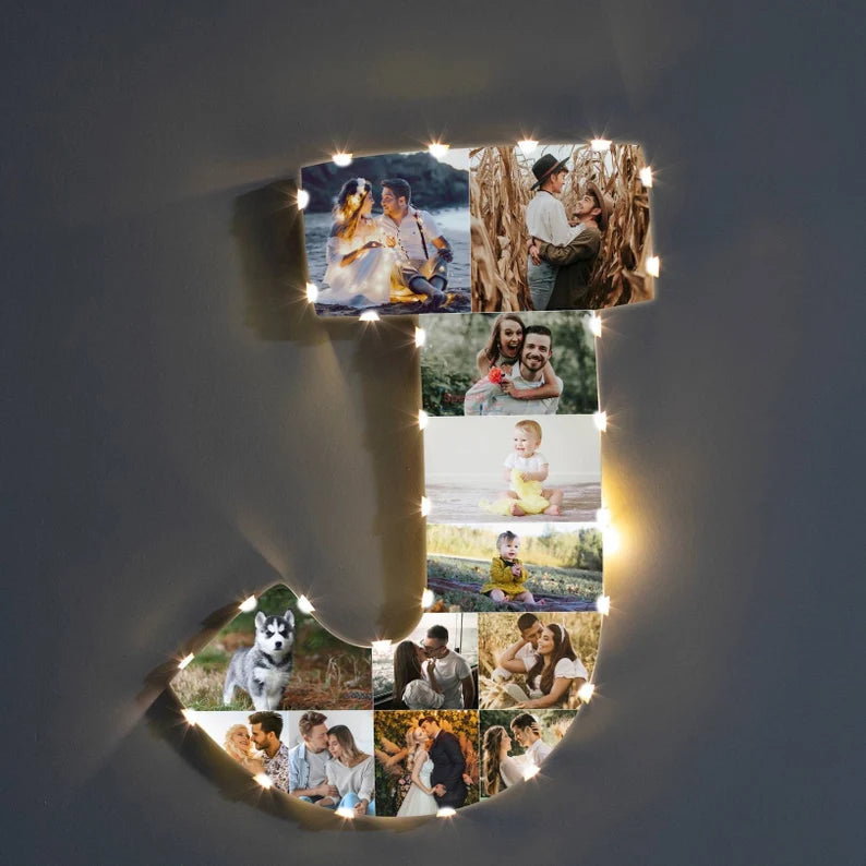 ✨Personalized Letter Photo Collage Lamp