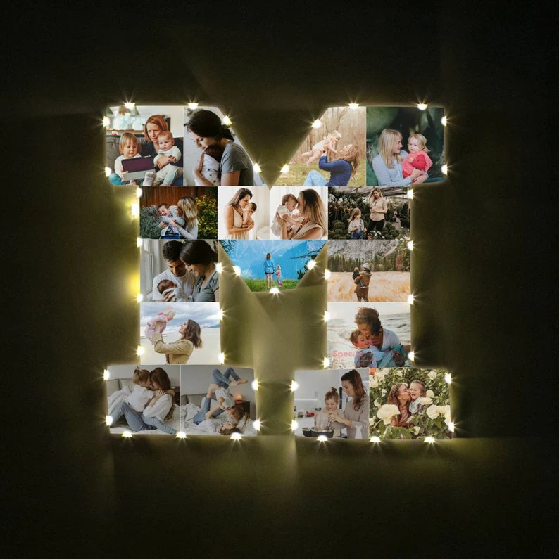 ✨Personalized Letter Photo Collage Lamp