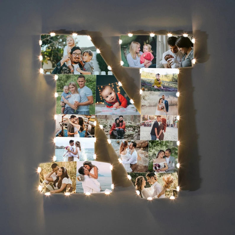 ✨Personalized Letter Photo Collage Lamp