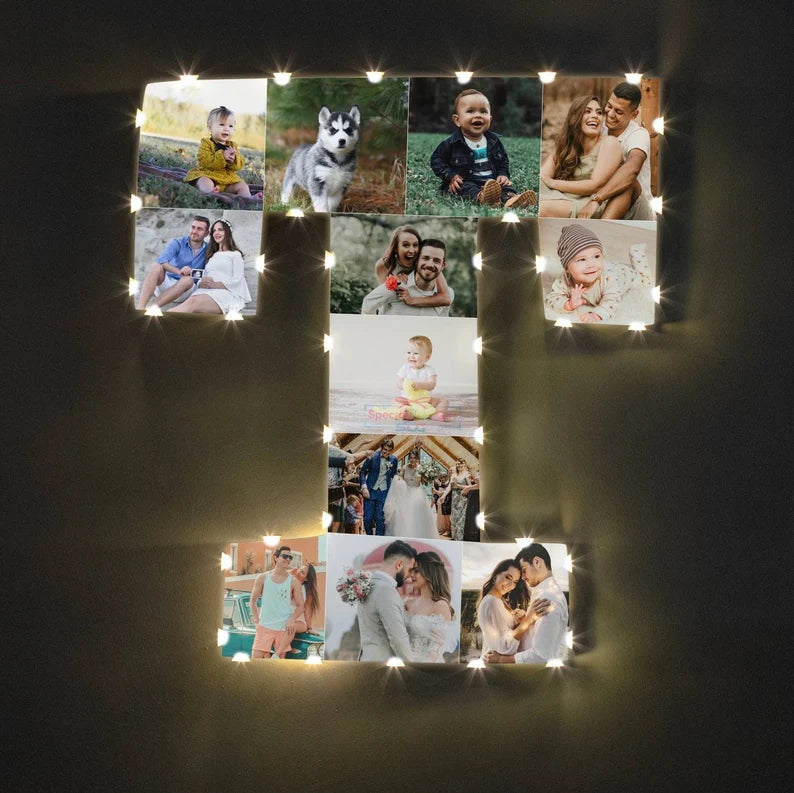 ✨Personalized Letter Photo Collage Lamp