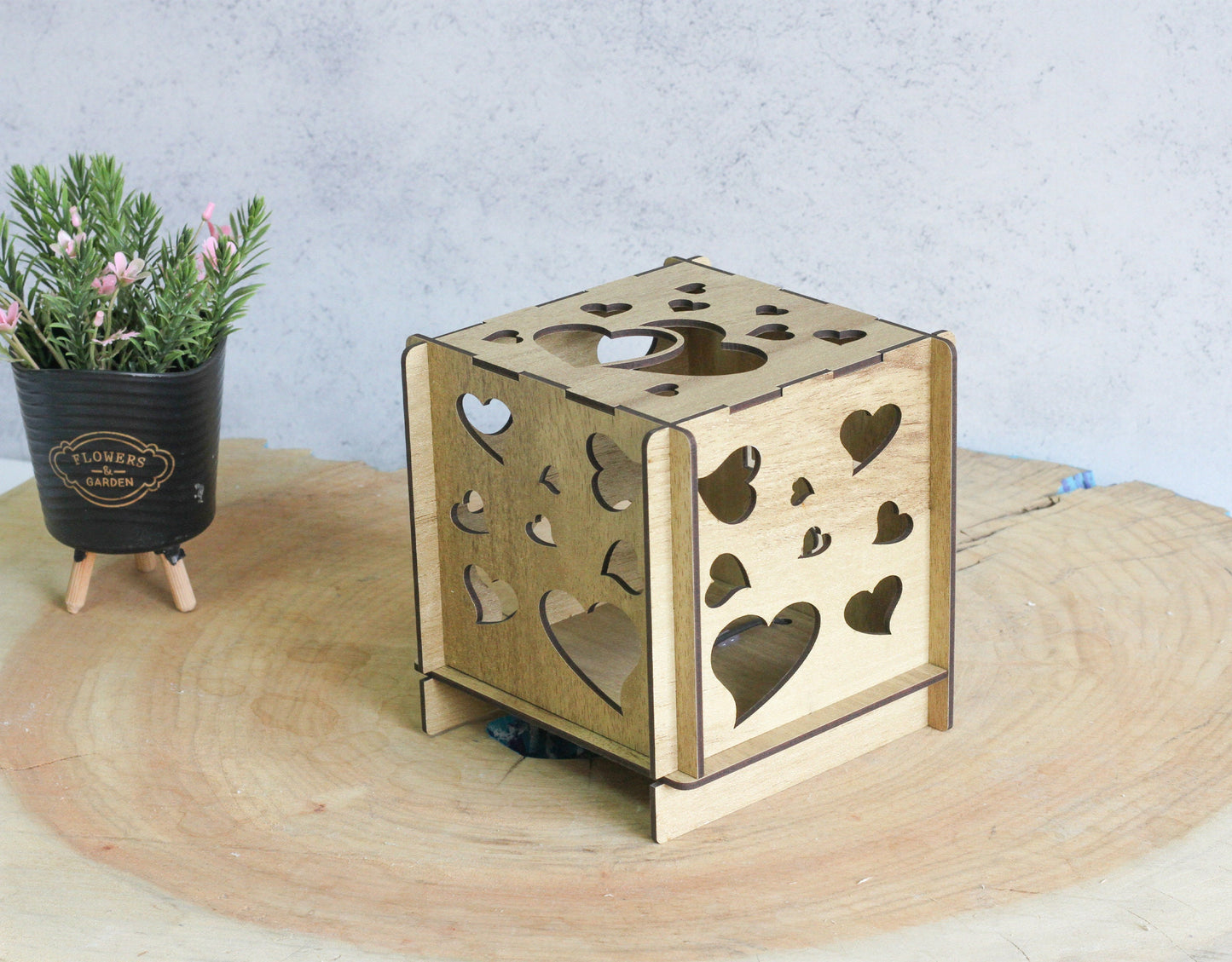 Projection Wooden Box