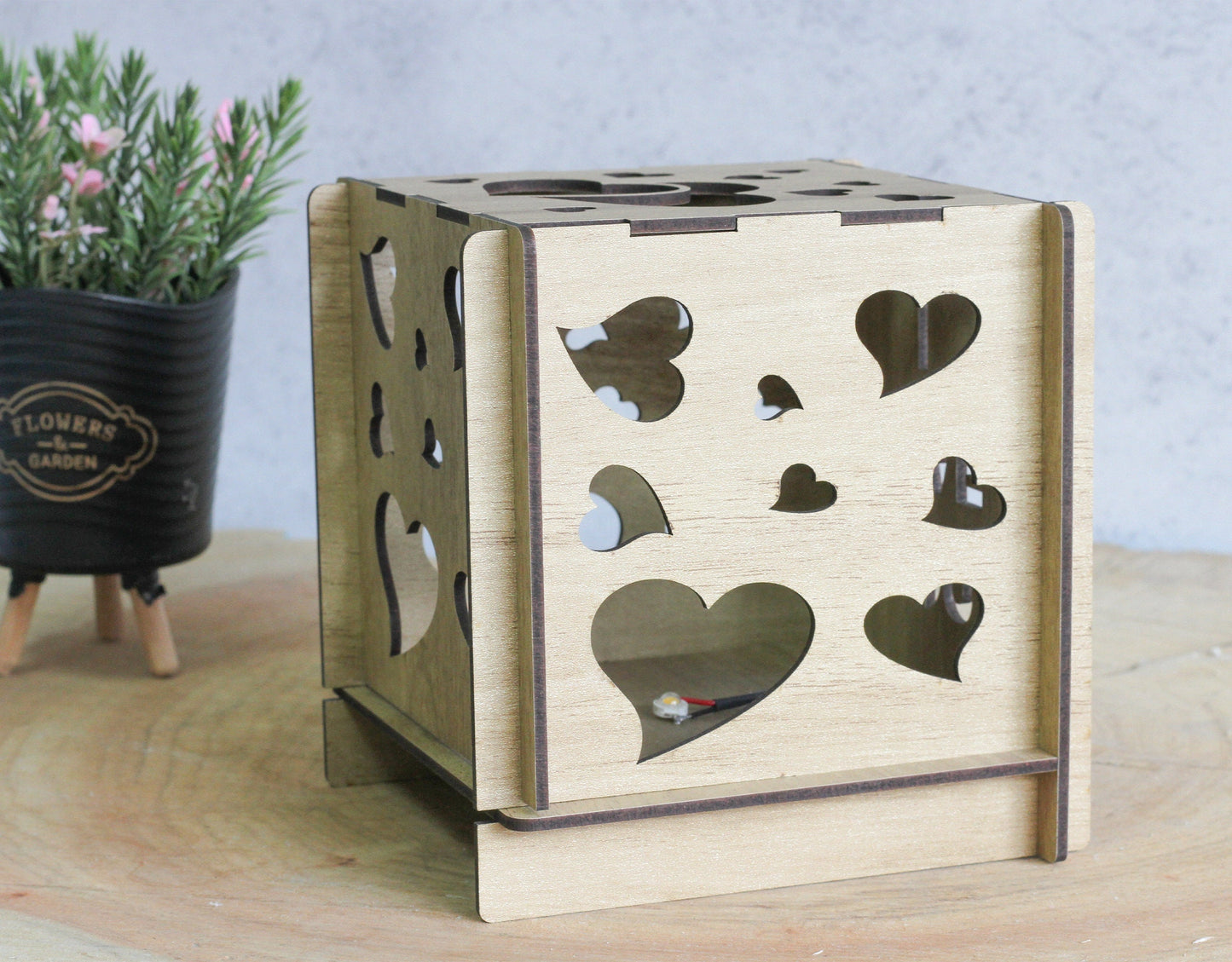 Projection Wooden Box