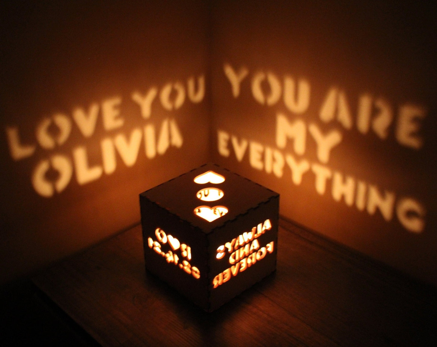 Projection Wooden Box