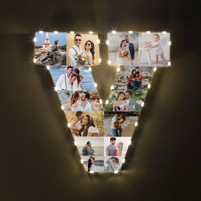 ✨Personalized Letter Photo Collage Lamp