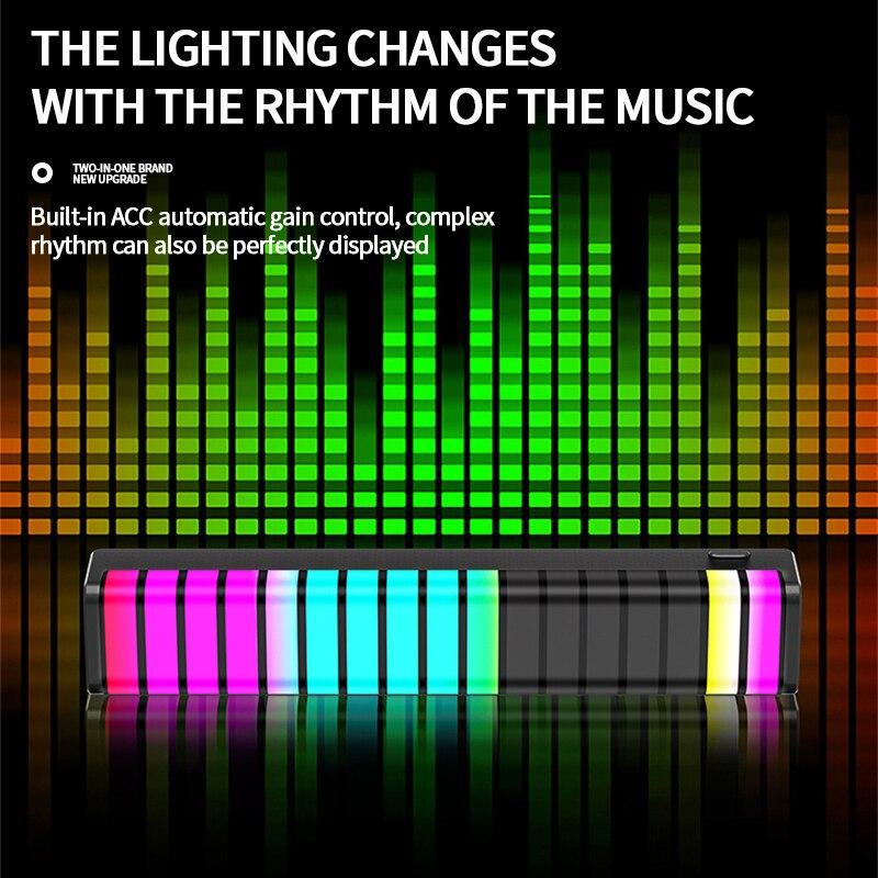 Multicolor Car Fragrance LED Rhythm Light
