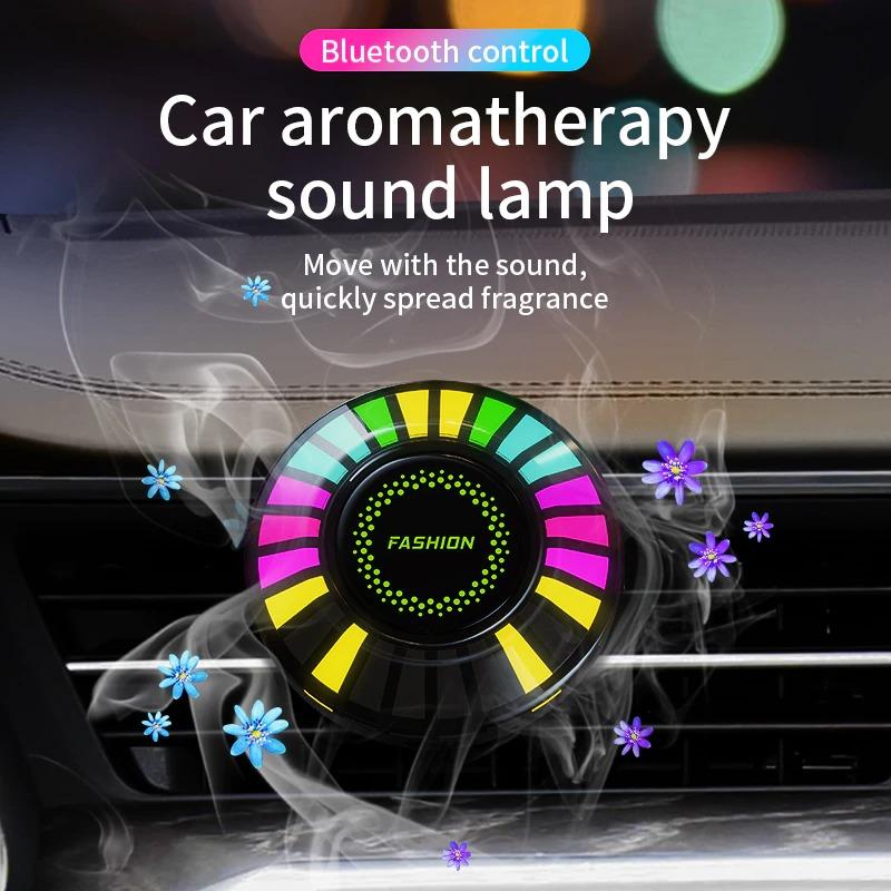 Multicolor Car Fragrance LED Rhythm Light