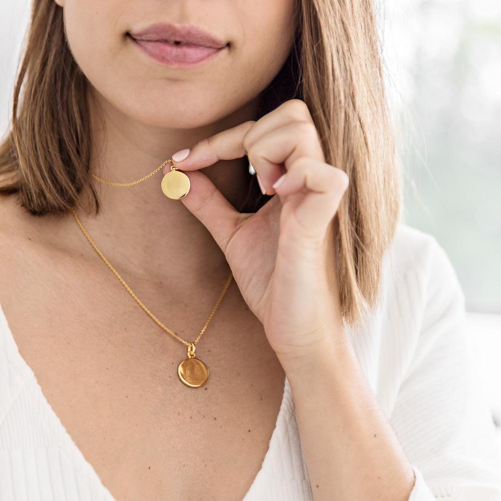 The Fingerprint Birthstone Necklace