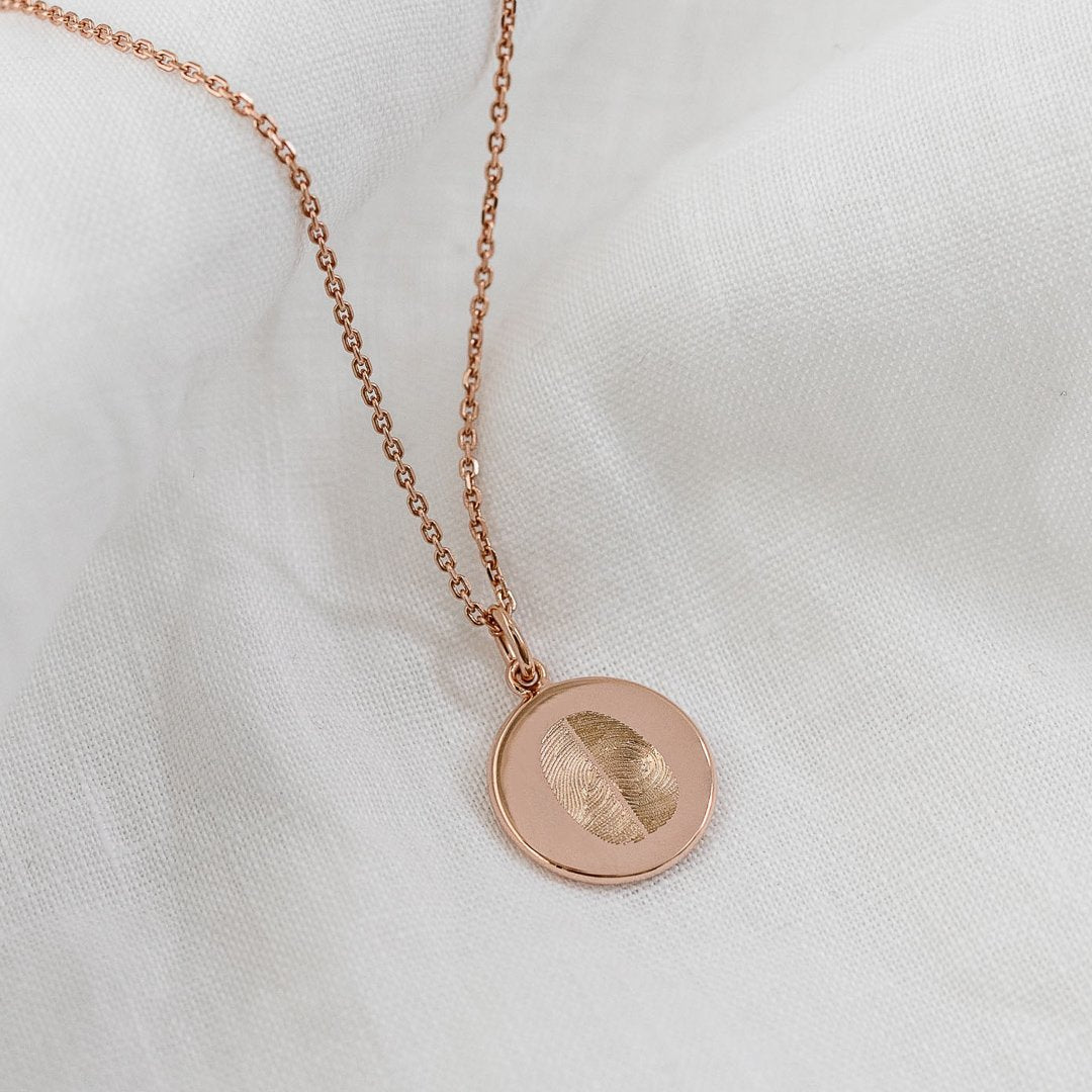 The Fingerprint Birthstone Necklace
