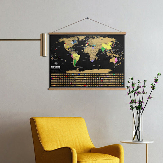 50%OFF⭐️Scratch Off Map Of The World Large Size Upgraded Version⭐️