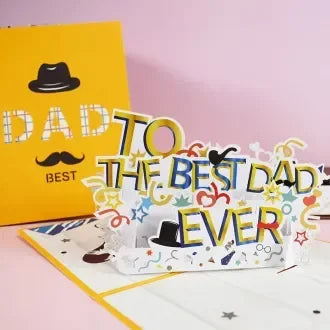 Best Dad Alphabet Greeting Cards