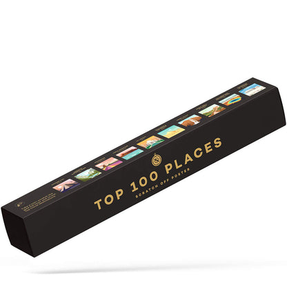 50%OFF⭐️Top 100 Travel Places Scratch Off Poster⭐️