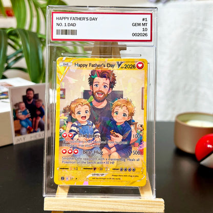 Preview-Personalized Photo Anime Card For Father's Day