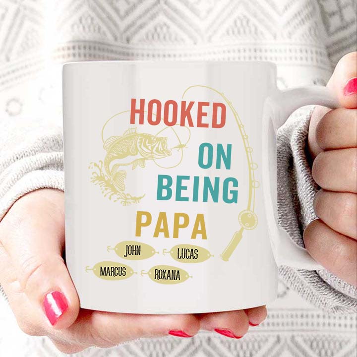 HOOKED ON BEING Personalized Cup