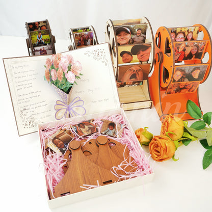 Personalized Mini Ferris Wheel with Photos