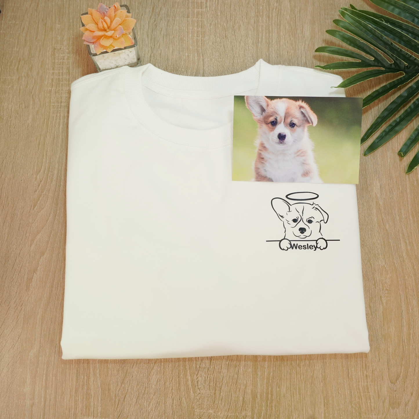 Personalized Pet Line Art Crewneck