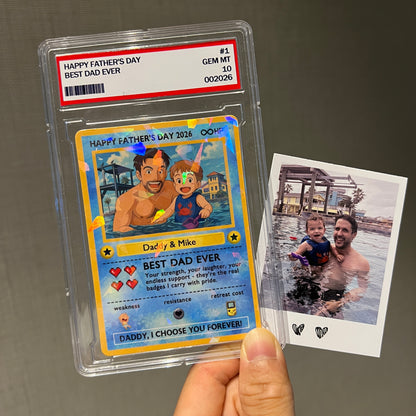 Personalized “Legendary Dad” Love Card
