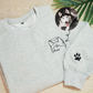 Embroidered Pet Ear Custom Crewneck Unisex