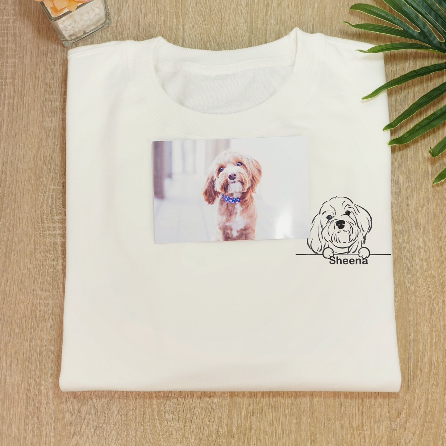 Personalized Pet Line Art Crewneck