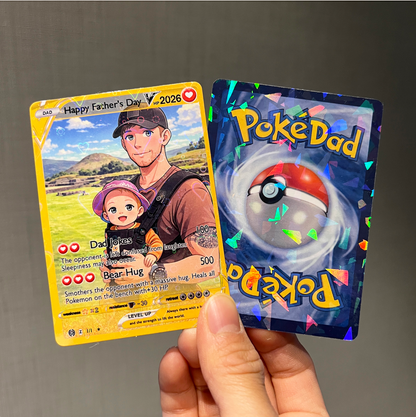 Preview-Personalized Photo Anime Card For Father's Day