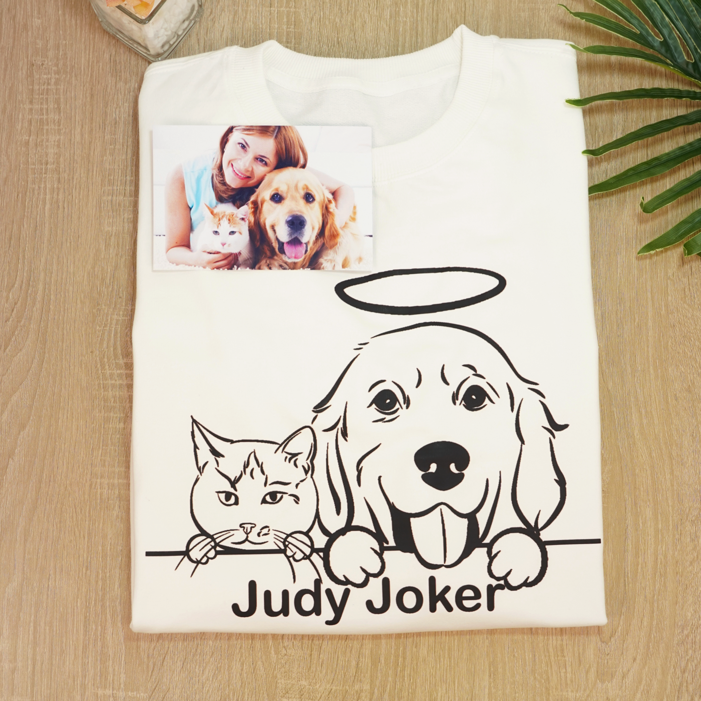 Personalized Pet Line Art Crewneck