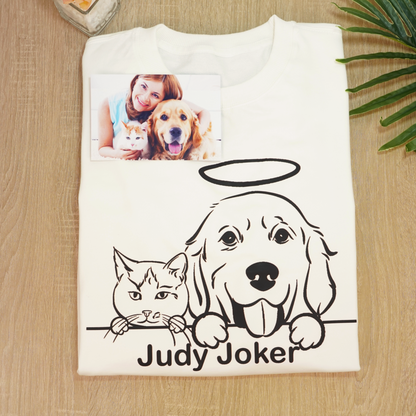 Personalized Pet Line Art Crewneck
