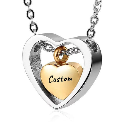 ✨ A Piece Of My Heart Lives In Heaven-Souvenir/Urn Pendant✨