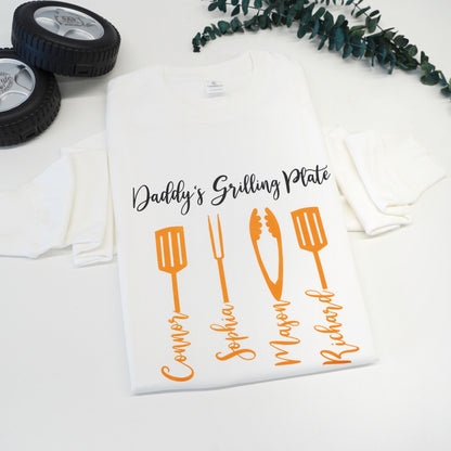 Mens BBQ Grilling Platter T-shirt