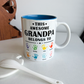 Personalized This Awesome Daddy Belongs to Mug