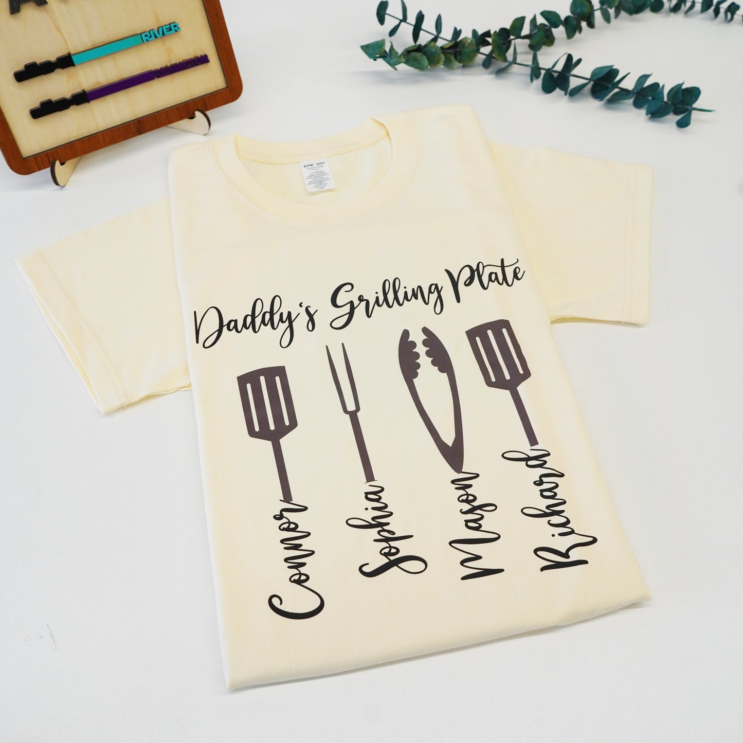 Mens BBQ Grilling Platter T-shirt