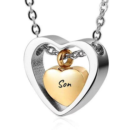 ✨ A Piece Of My Heart Lives In Heaven-Souvenir/Urn Pendant✨