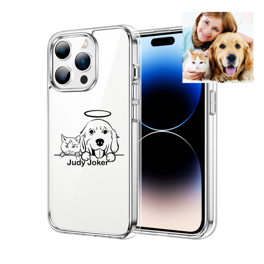 Custom Pet Line Art Phone Case