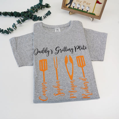 Mens BBQ Grilling Platter T-shirt