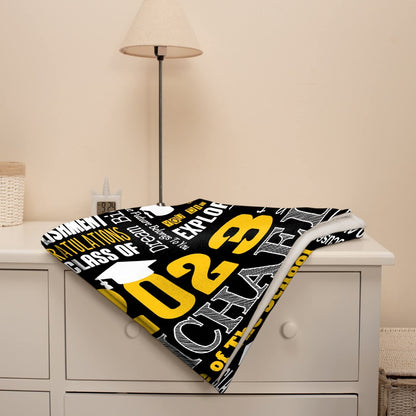 Personalized Graduation 2023 Blanket