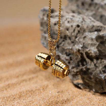 Father's Day Gift Personalized DAD Charm Necklace