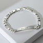 Amigo ID Bracelet for men in Sterling Silver with Diamond