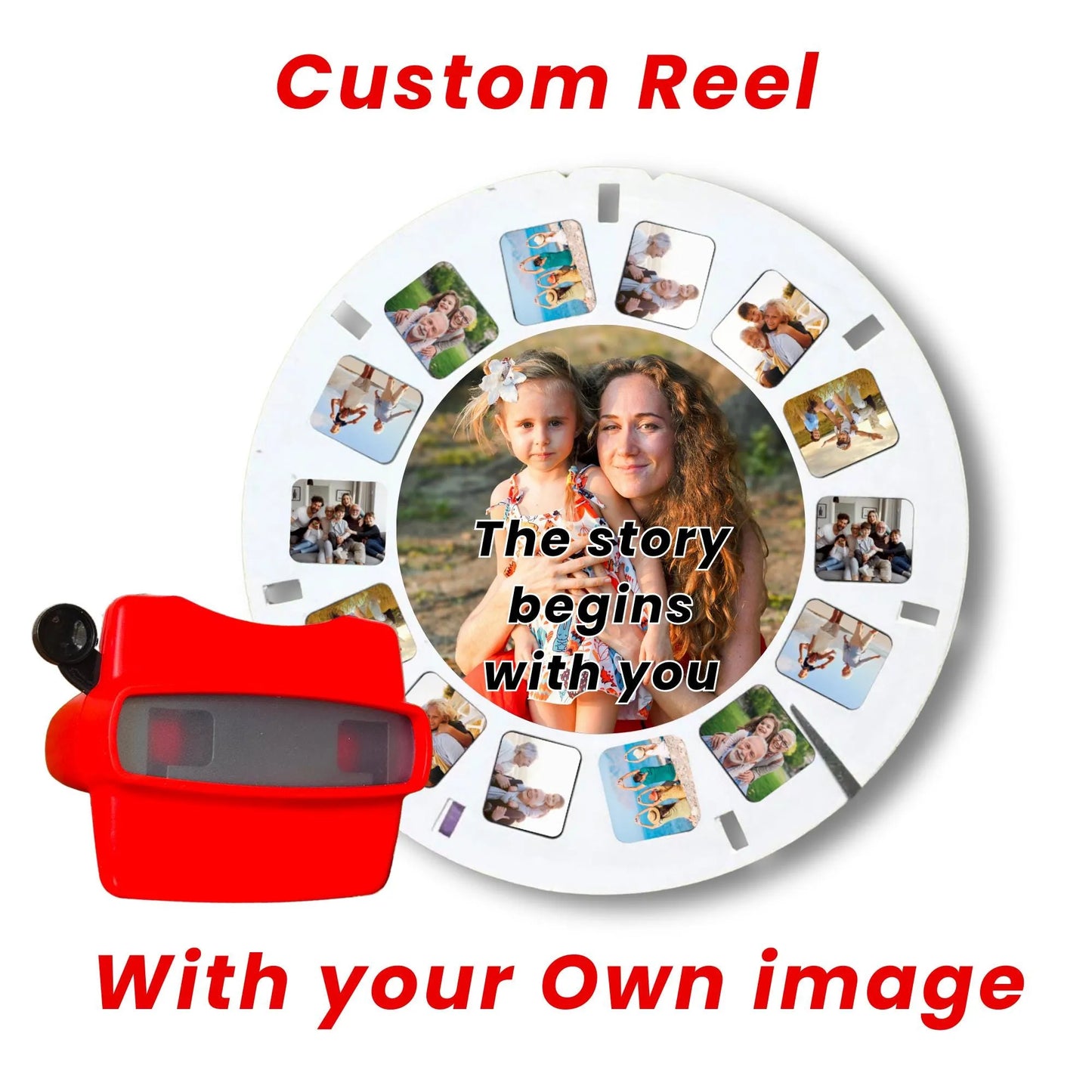 Custom Photo Viewfinder Retro Mother's Day Gift