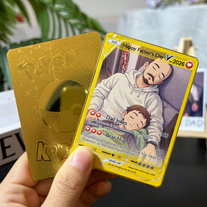 Preview-Personalized Photo Anime Card For Father's Day